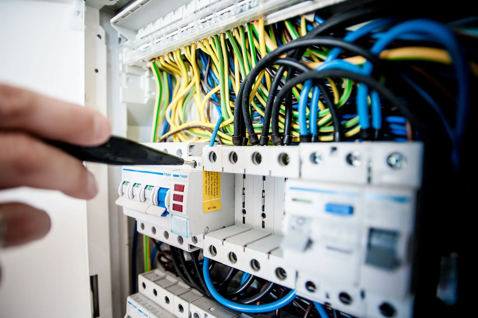Electrical panel assessed during a service upgrade quote in Detroit